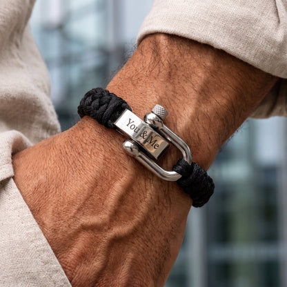 Gevlochten Armband met Gravure