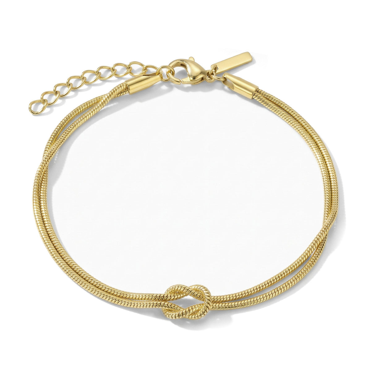 Forever Knot-armband – goud – aanzicht 6