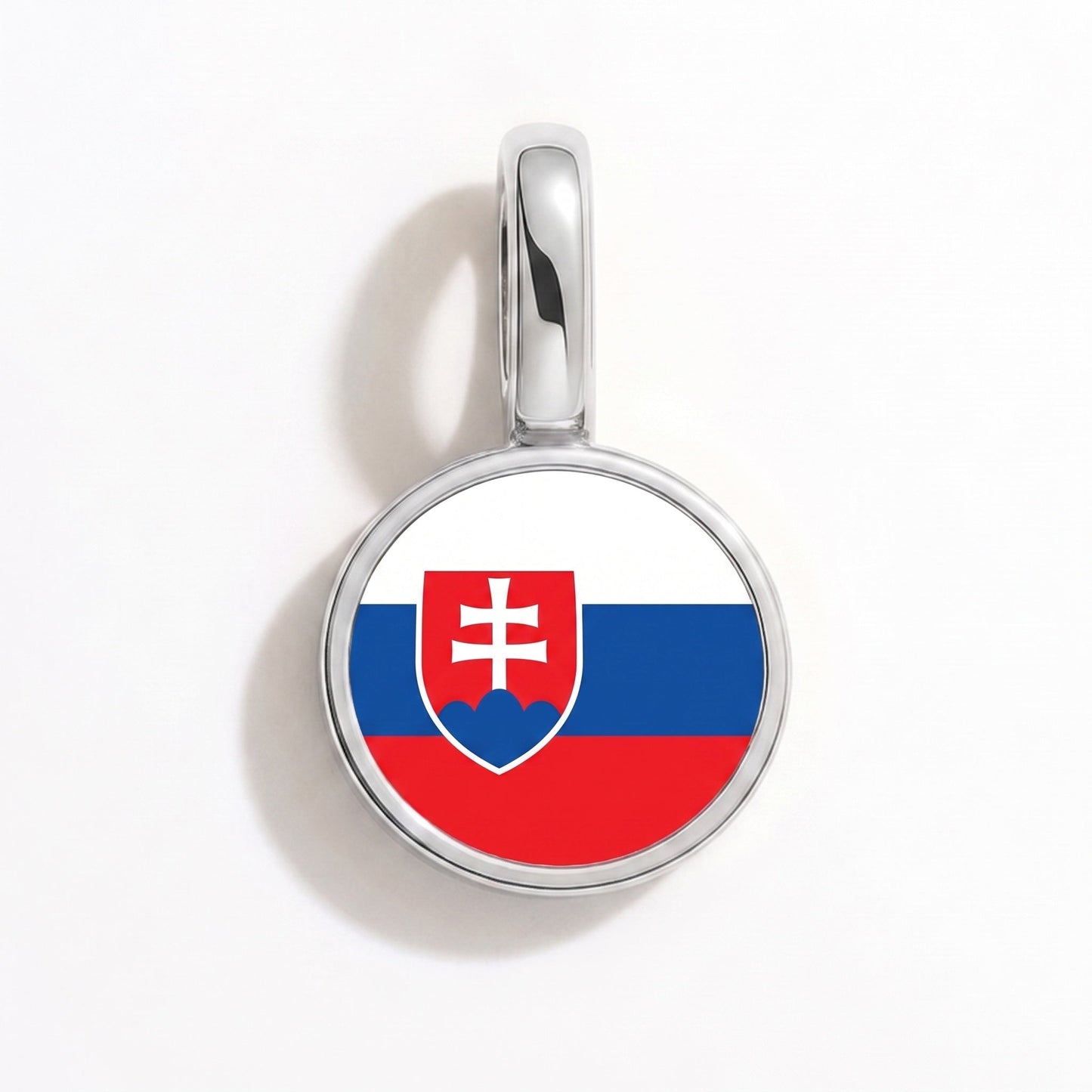 Charm vlag Slowakije – rechthoekig zilver