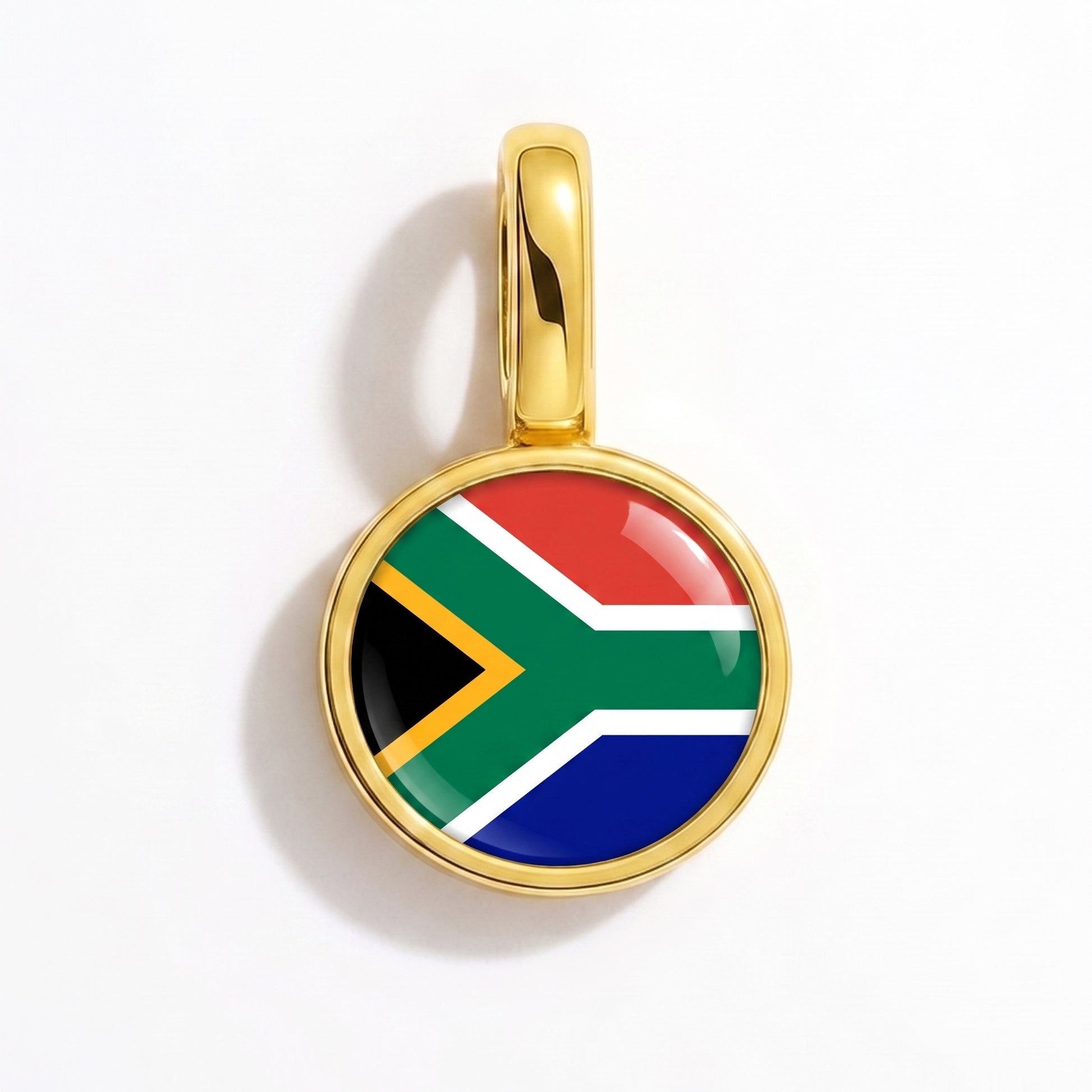 Charm vlag Zuid-Afrika – rond goud