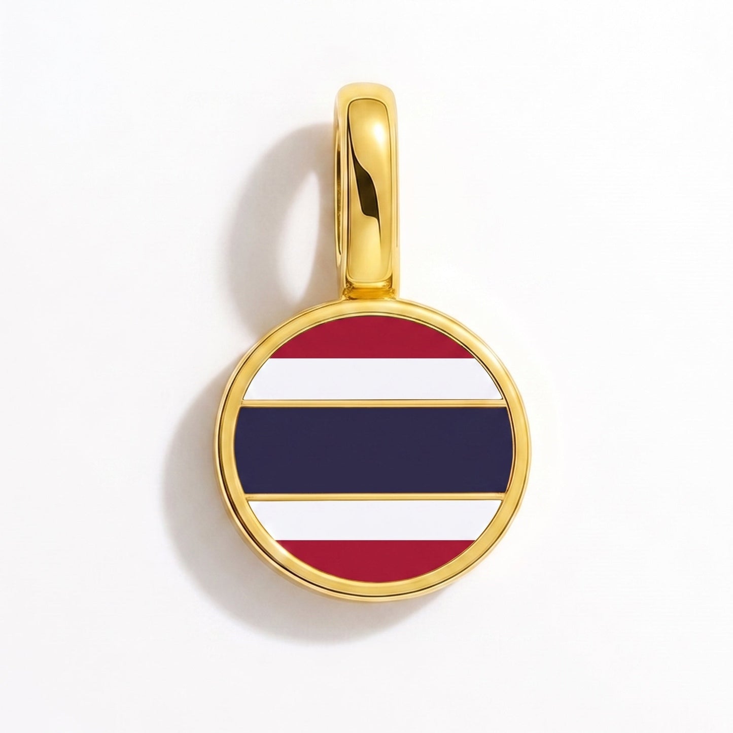 Charm vlag Thailand – rechthoekig goud