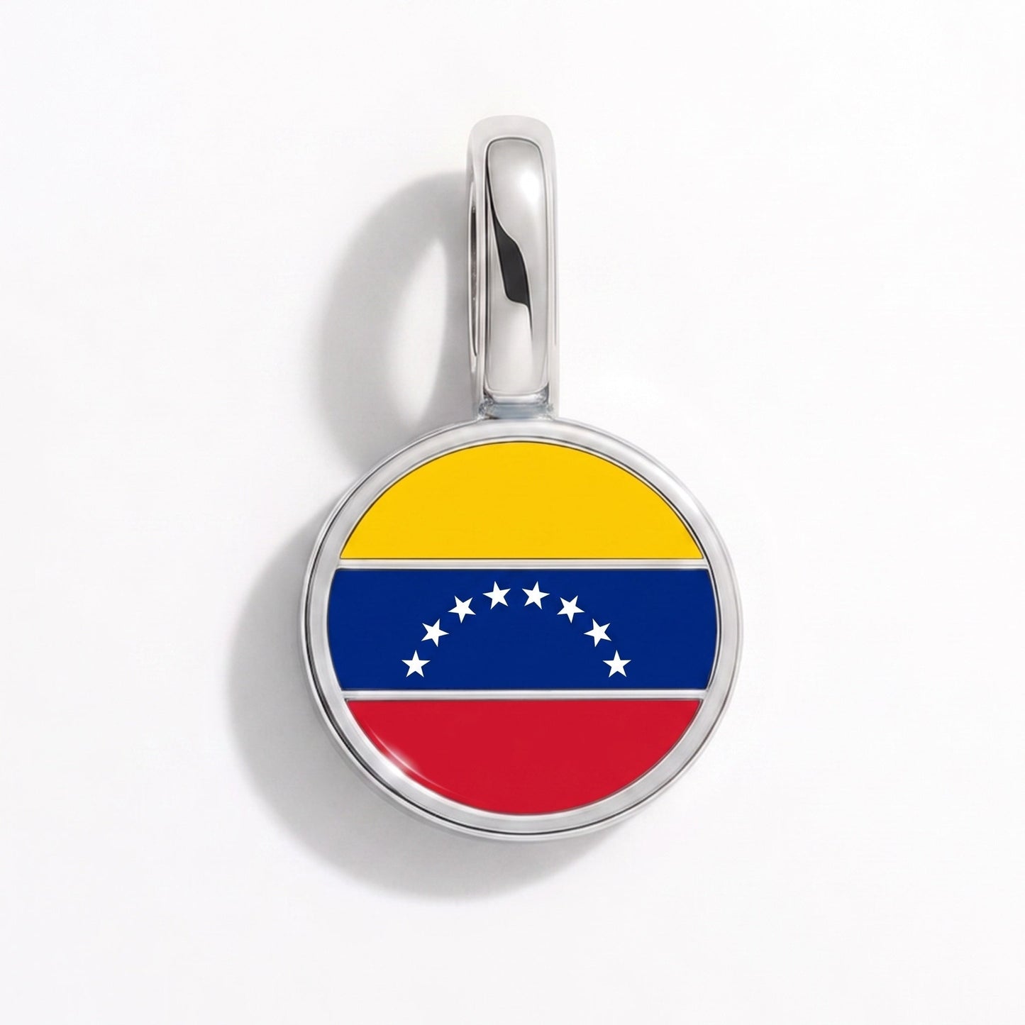 Charm vlag Venezuela – rechthoekig zilver