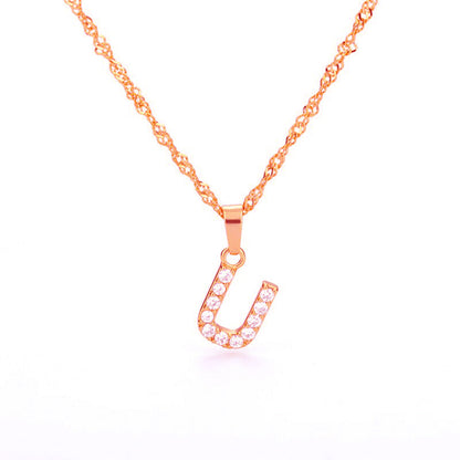 Zirkonia letterketting