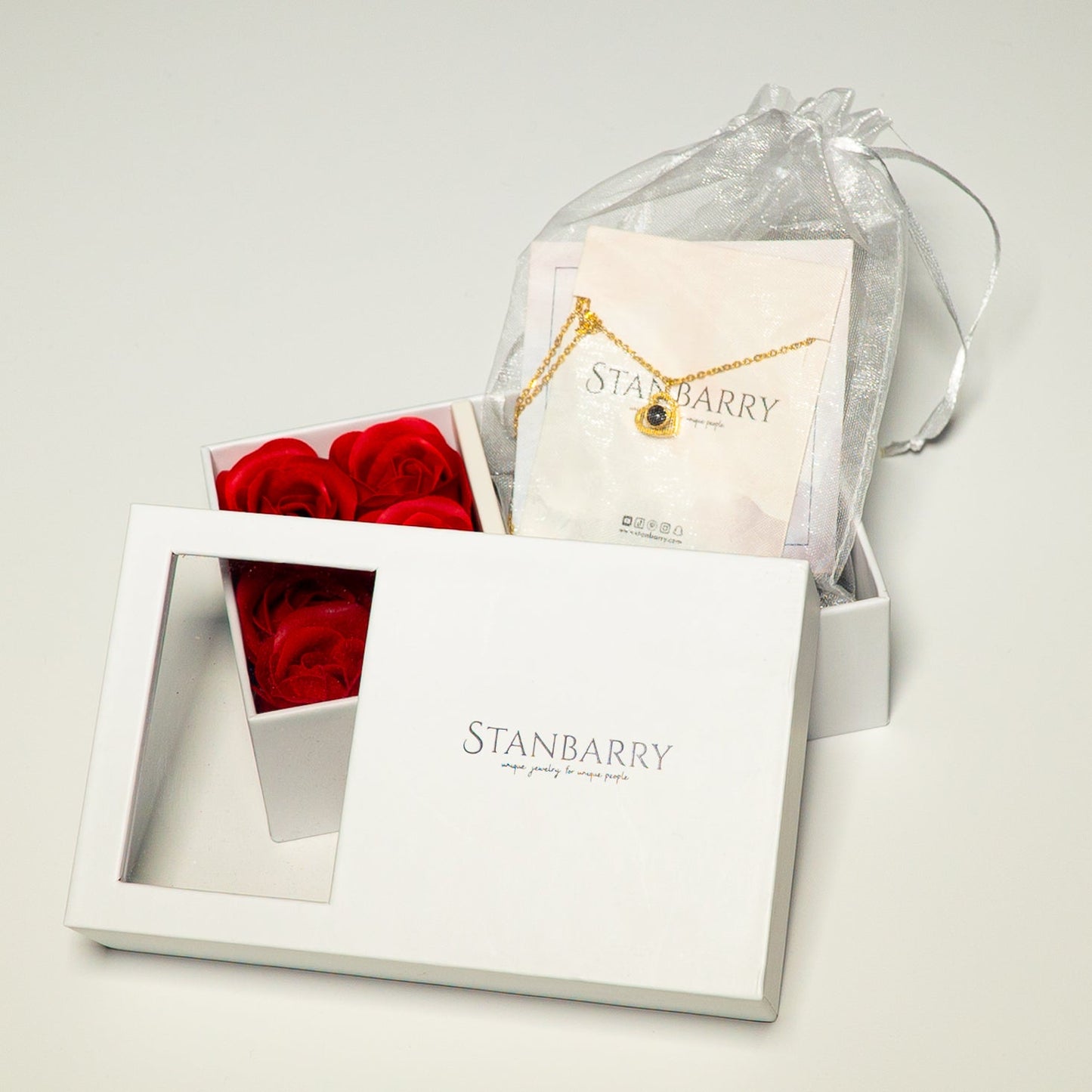 Premium rozen geschenkverpakking